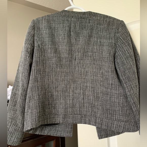JESSICA Black/White Tweed Jacket - Picture 2 of 4